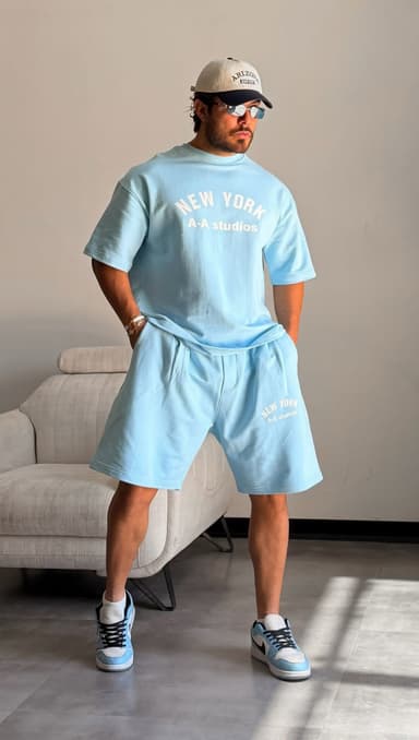 ست تیشرت شلوارک NEW YORK