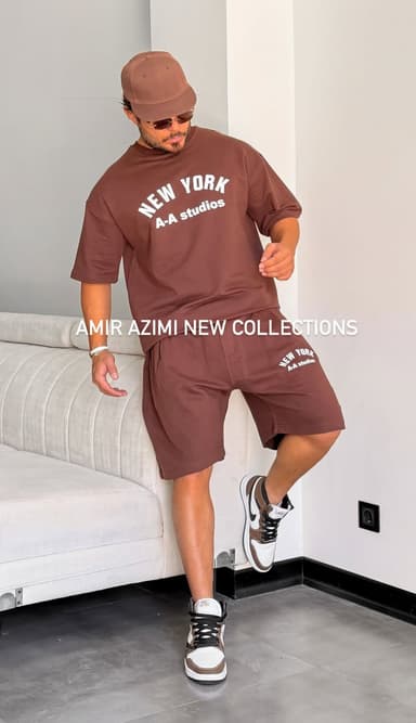 ست تیشرت شلوارک NEW YORK