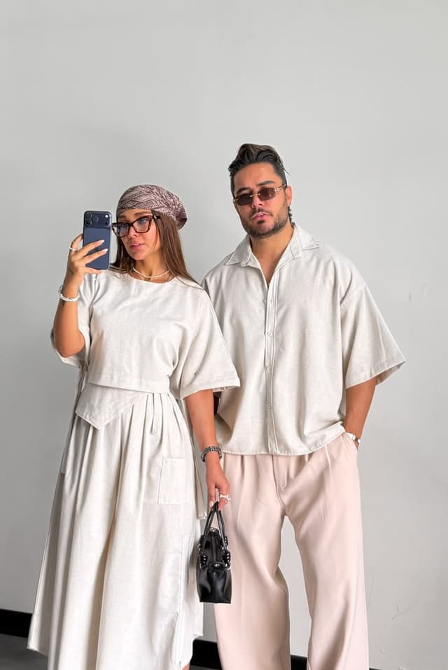پیراهن لینن