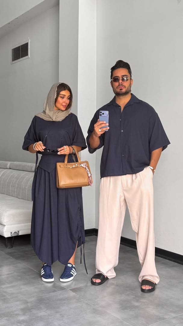 پیراهن لینن