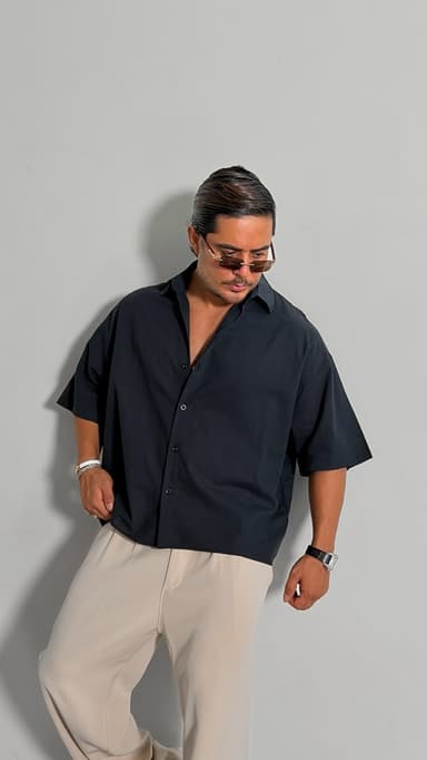 LINEN BOXY  پیراهن